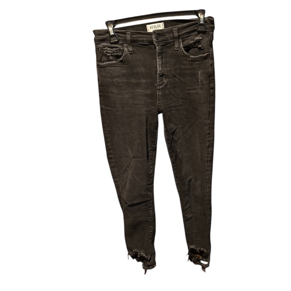 Agolde Sophie High Rise Skinny Crop Jeans in Temple Size 28 - Picture 1 of 6